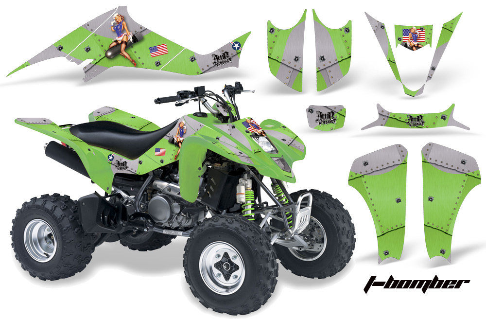 Suzuki LTZ 400 03-08 Graphics TBomber Green